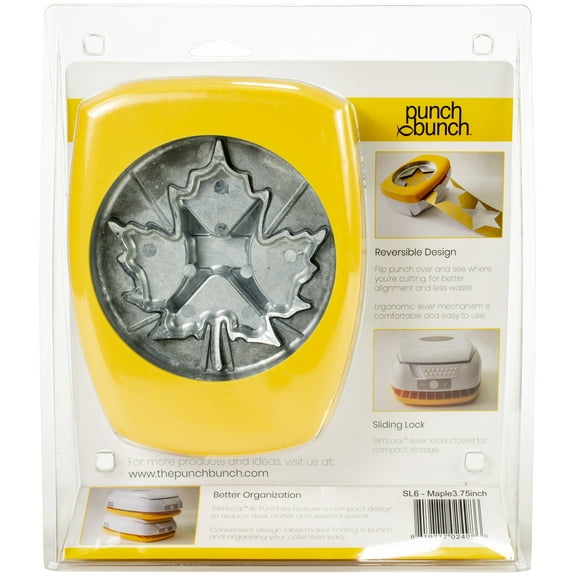 Punch Bunch SlimLock XL Punch-Maple Leaf 3.75"X4"