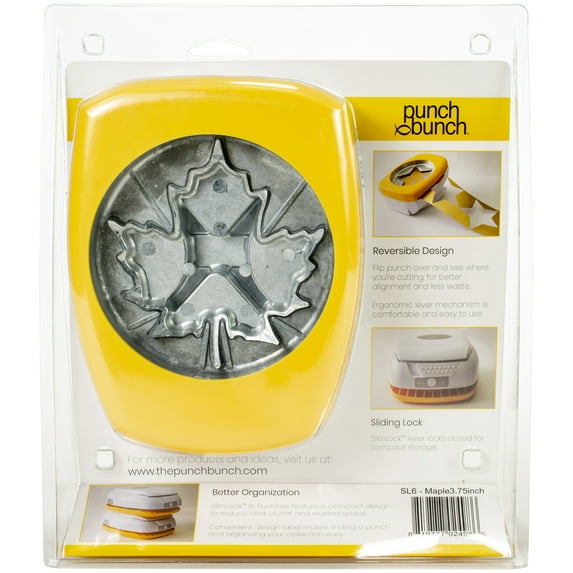 Punch Bunch SlimLock XL Punch-Maple Leaf 3.75"X4"