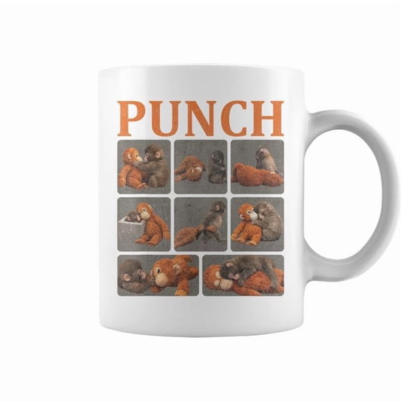 Punch Cute Monkey Coffee Mugs