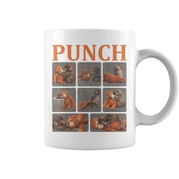 Punch Cute Monkey Coffee Mugs