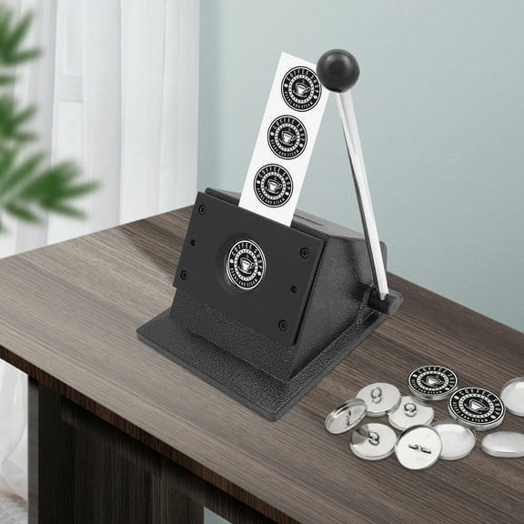 Punch Die Cutter, Built-in Limit Port Round Corner Cutter, Die Cutter With A Long Labor-saving Handle (3.15in)  Black