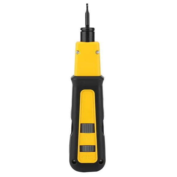 Punch Down Tool Steel Plastic Handle Wire Cutter Crimping Electrical Equipment Supplies Wire Crimping Tool,1 x Punch Down Tool,