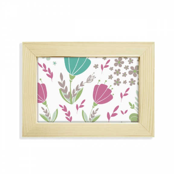 Punch Flower Paint Desktop Decorate Photo Frame Picture Art Painting 5x7 inch