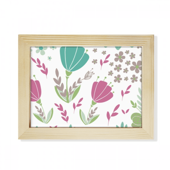 Punch Flower Paint Desktop Photo Frame Picture Art Decoration Painting 6x8 inch