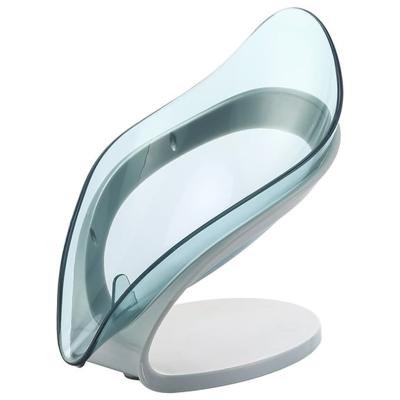 Punch-Free Bathroom Soap Holder Drain Soap Box Plastic Soap Box Blue, Creative Soap Tray No Punching Bathroom Soap Rack Soap Box Plastic Soap Box