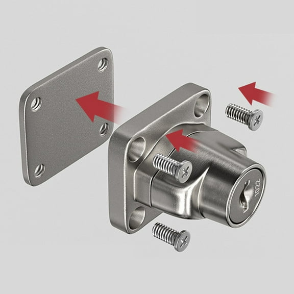 Punch-Free Drawer Locks For Freezers, Refrigerators And Cabinets Door Locks High Quality Material Durable And Practical 3Inch Fangkenuo
