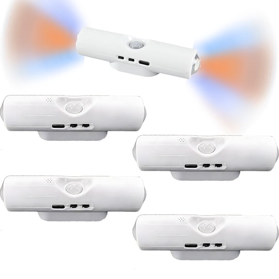 Punch-Free Magnetic Rechargeable RGB LED Motion Sensor Light – Smart Dynamic Color Changing Ambient Lamp for Stairs/Wardrobe/Cabinet