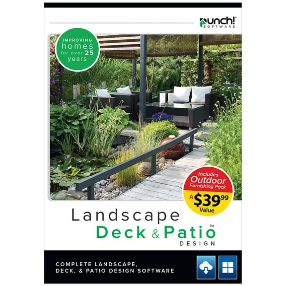 Punch! Landscape, Deck and Patio Design [Digital Downoad]