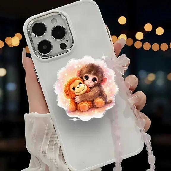 Punch Monkey Magnetic PhoneGrip, Viral Monkey Meme Phone Holder, Save Punch MagSafe , Cute Meme Monkey Gift For Friend & Lover