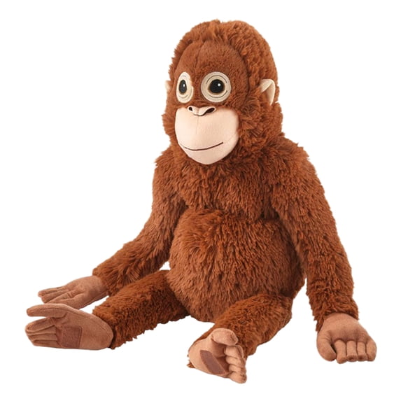 Punch Monkey Plush, Oran-Mama Red Orangutan Stuffed Toy – 27.5" Huggable Plush Companion for Play, Cuddling & Animal Lovers