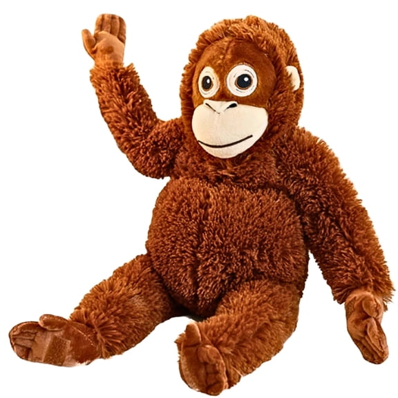 Punch Monkey Plush Toys, Punch The Monkey Soft Stuffed Animals Throw Pillow, Huggable Cuddly Orangutan Zoo Animal Plushies Doll, Gift for Adults