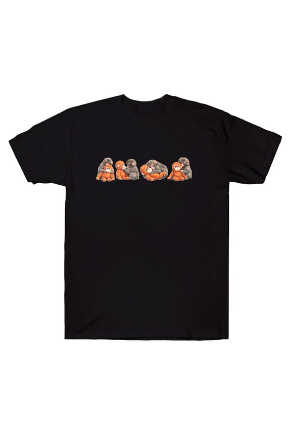 Punch Monkey Print T Shirt Trending Monkey Top Cute Meme Cotton Clothes Monkey Lover Tee