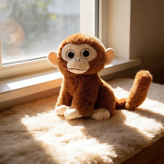 Punch Monkey, Punch Stuffed Animal/Monkey, Punch The Monkey Stuffed Animal, Monkey Stuffed Animal Punch (9.04in, Punch B)