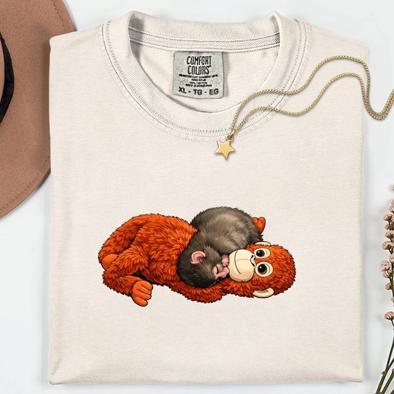 Punch Monkey Shirt Viral Sad Monkey Meme Tee Funny Animal Graphic TShirt Trending Monkey D
