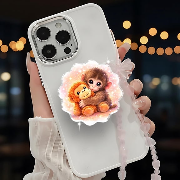 Punch Monkey, Viral Monkey Meme Phone, Save Punch Phone Grip, Everyday Style Phone Holder, E-Reader Accessory
