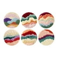 thumbnail image 1 of Punch Needle Coasters Kit,6-pattern punch needle Needle Coasters Kit ,Punch Art for Beginners,Suitable for Home Decoration, 1 of 6