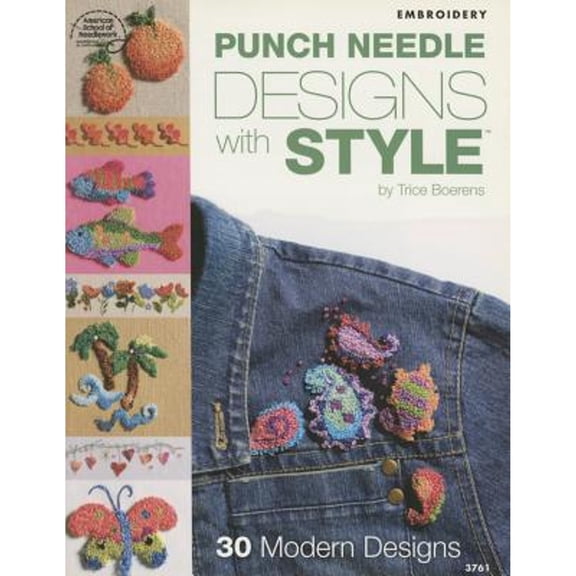 Punch Needle Designs with Style (Paperback)