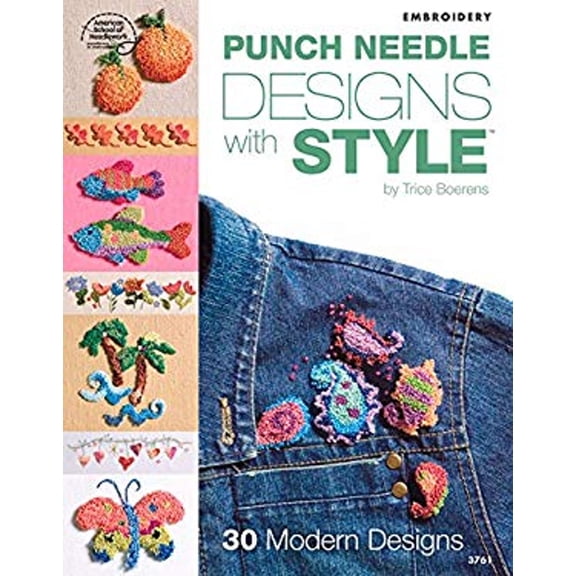 Pre-Owned Punch Needle Designs with Style (Paperback) 9781590121832