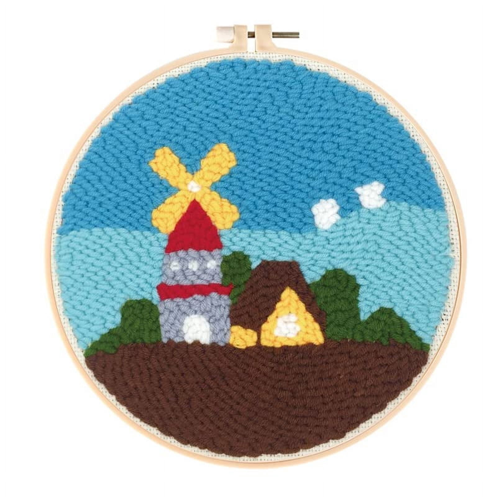 Punch Needle Embroidery Starter Kits for Kids and Adults Beginners with ...