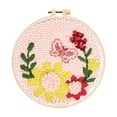 thumbnail image 1 of Punch Needle Kit for Beginners DIY Cute Flower Punch Stitching Kit 8 Inch Embroidery Kit for Beginners with step-by-step Instructions Easy for Adults and Children Festival Gift Decoration, 1 of 6