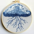 thumbnail image 1 of Punch Needle Kits Lightning and Blue Cloud Embroidery Starter Set with Hoop Easy for Beginners DIY Stress Relief Handmade Craft Hobby and Home Decor 20x20cm-2, 1 of 8
