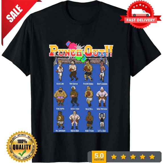 Punch Out T-Shirt, CROWD FAVORIT-TH76729