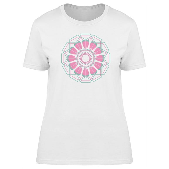 Punch Pink Mandala T-Shirt Women -Image by Shutterstock, Female Medium