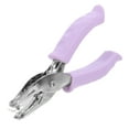 thumbnail image 1 of HOMEMAXS Purple Handheld Hole puncher for Office Use with Metal Build and Small Punch Size Ideal for Crafting and Documents, 1 of 6