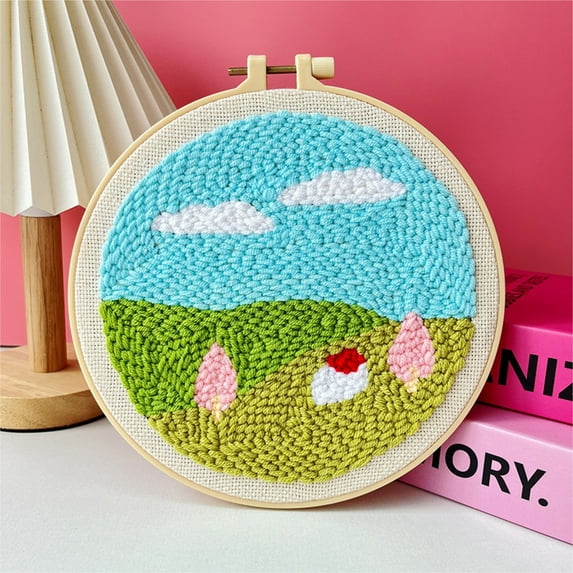 Punch Stitching Kit for Adults, Healing Weave Punch Stitching for Beginners
