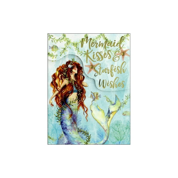 Punch Studio Note Pad Pocket Mermaid Kisses