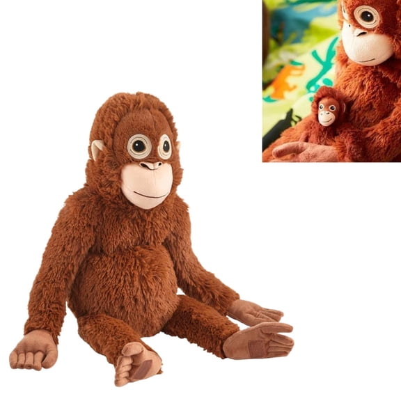 Punch The Monkey Plush | Oran-Mama Orangutan Stuffed Animal – Soft, Safe & Adorable Cuddle Companion