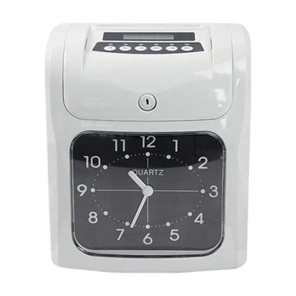 Punch Time Clock Time Digital Time Recorder Attendance Punch Card time Clock Office Staffs Check in Punching Machine