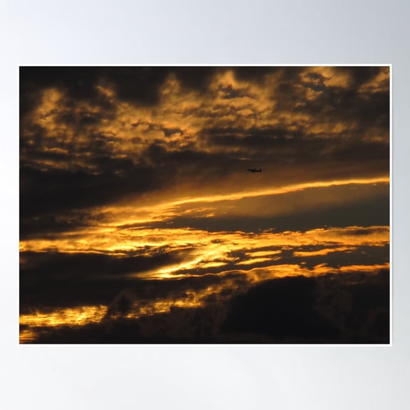 Punch Up Sky Poster Wall Art, Modern Wall Decor, 12x18 UNFRAMED