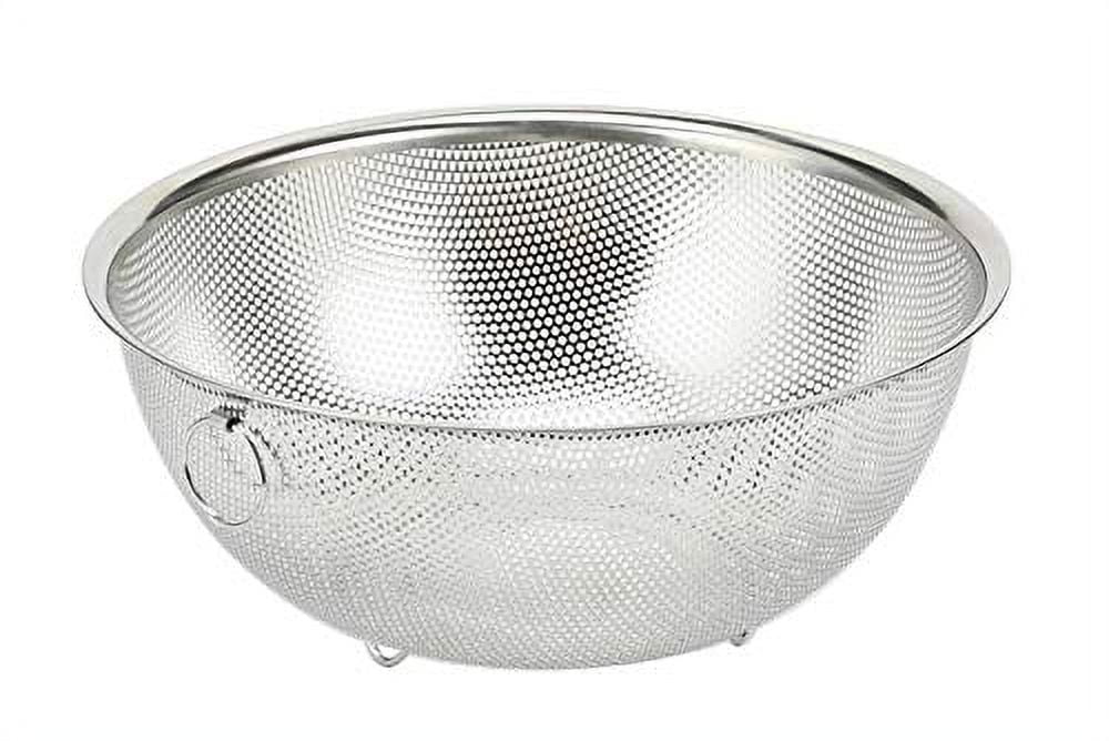 Punch bowl type colander 24cm with feet Stainless steel at aqua HB