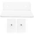 thumbnail image 1 of Raindrops 1Pack Floating Shelves for Wall Clear Acrylic Space-saving, 1 of 5