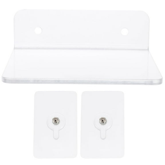 Raindrops 1Pack Floating Shelves for Wall Clear Acrylic Space-saving