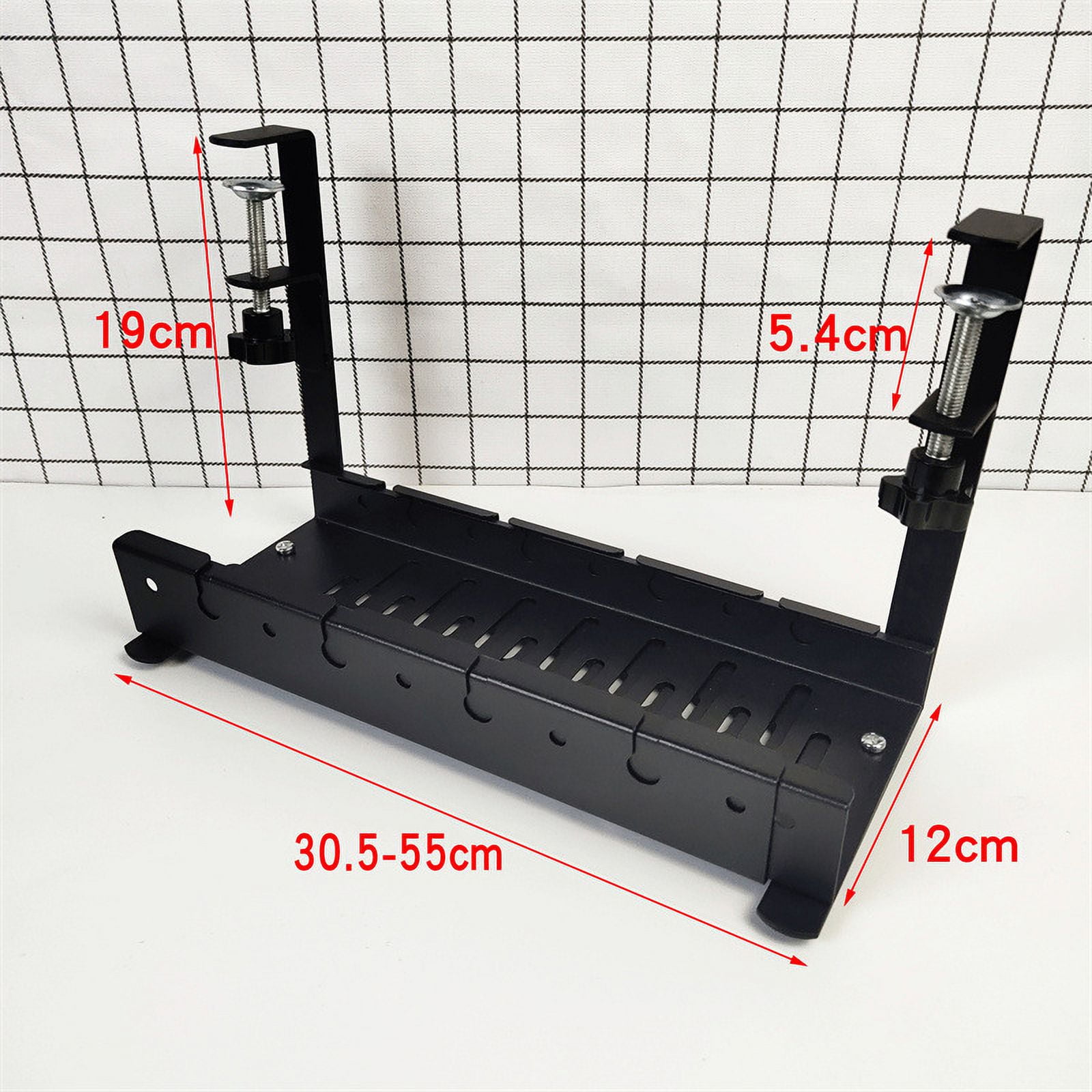 Punch-free Retractable Under-table Wire Rack Office Desk Wire Rack Wire ...