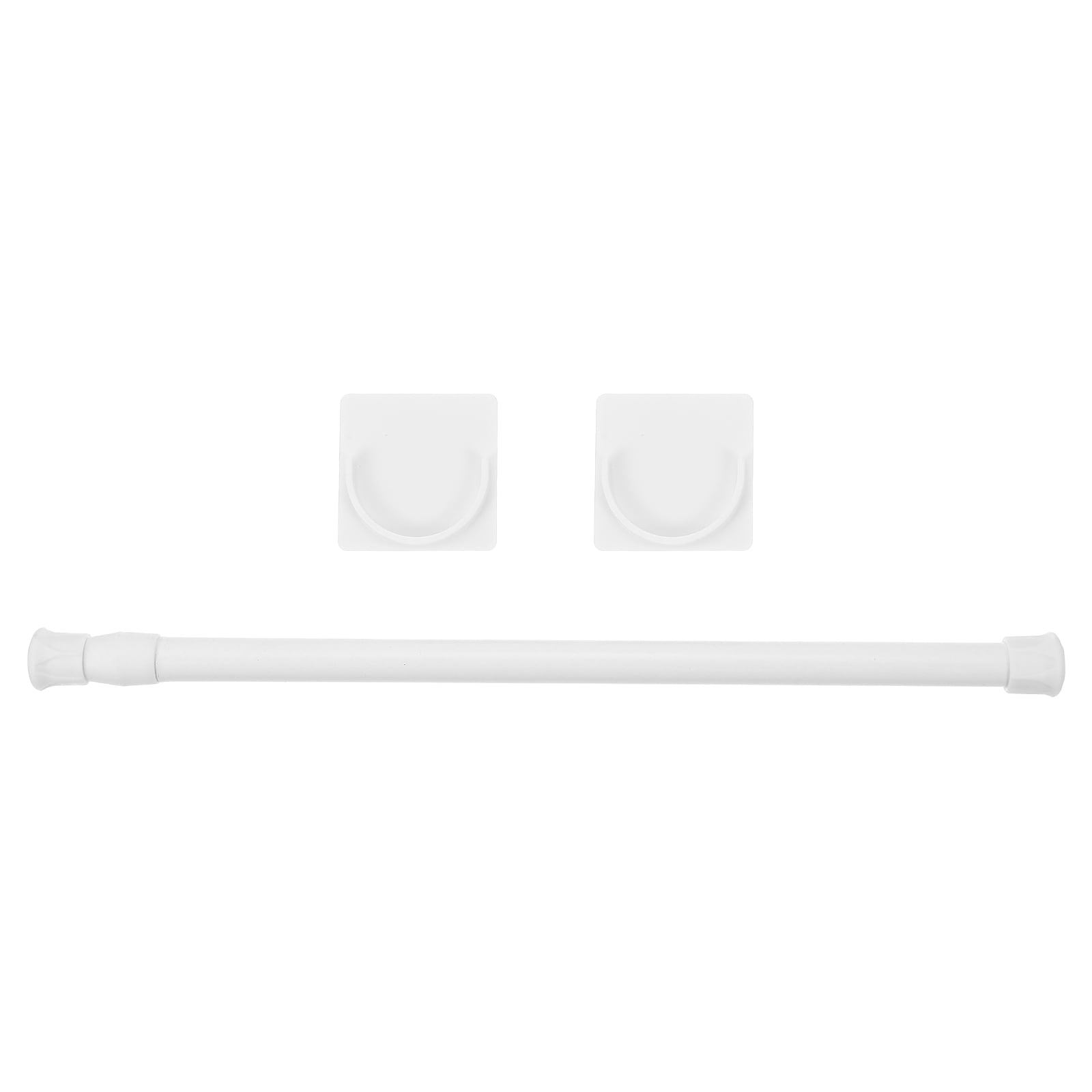 BESTYASH Adjustable Retractable Rod Iron Multipurpose Friends Indoor Space Saving 1 Set