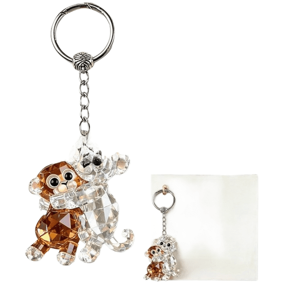 Punch the Monkey for Acrylic Keychain Boxing Monkey FOR CRYSTAL Keyring Novelty