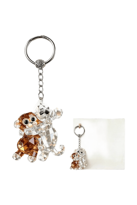Punch the Monkey for Acrylic Keychain Boxing Monkey FOR CRYSTAL Keyring Novelty
