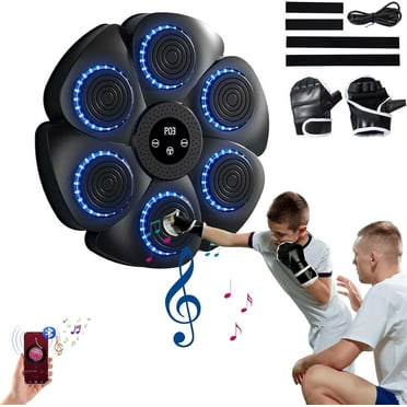 Puncheffy Music Boxing Machine, 2025 Best Music Boxing Machine, Smart Bluetooth Boxing Machine with Boxing Gloves Wall Mounted, Puncheffy Boxing Machine for Beginners and Advanced Users