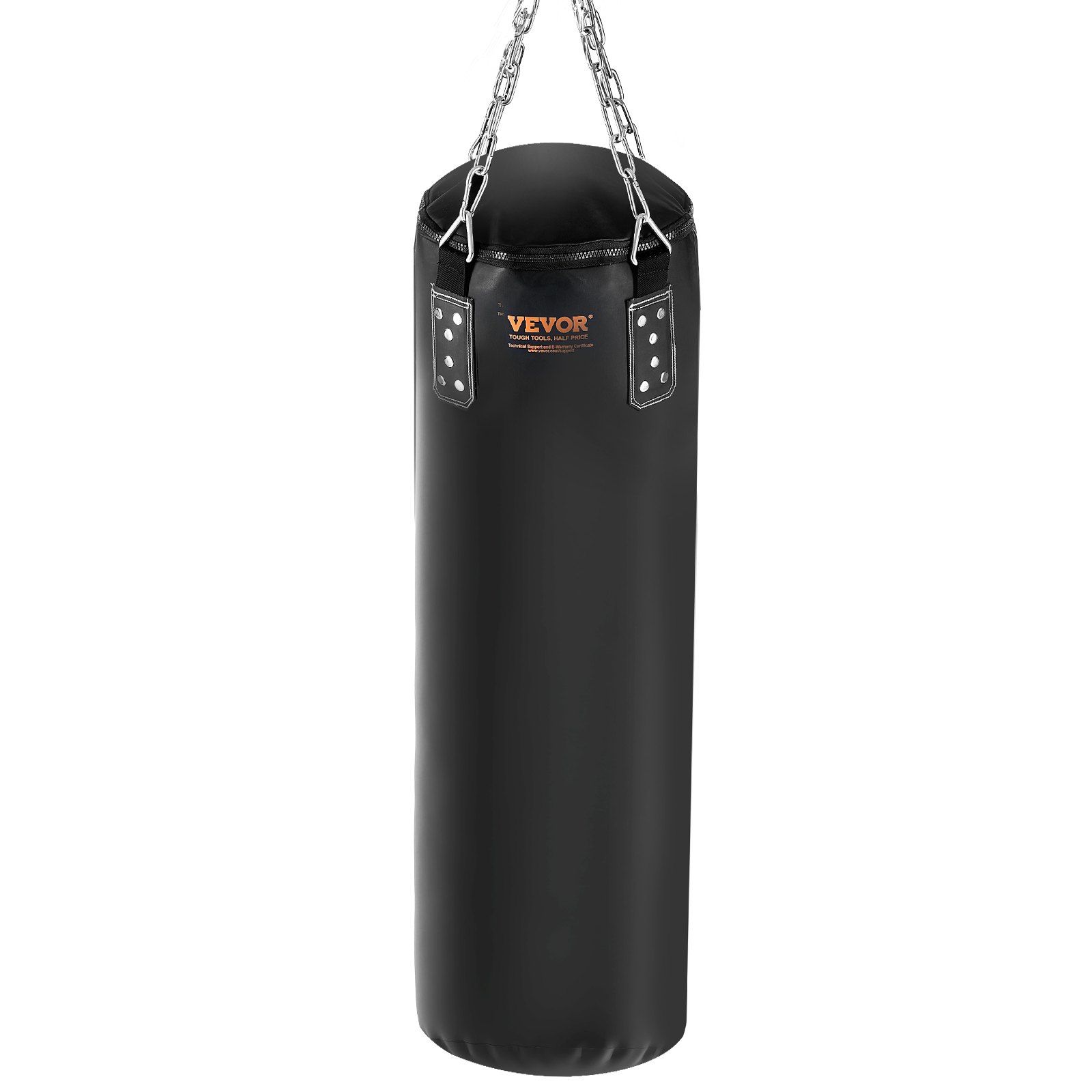 4FT Heavy Punching Bag Set With Gloves & Accessories – Unfilled Boxing Bag For MMA, Karate, Kickboxing Training
