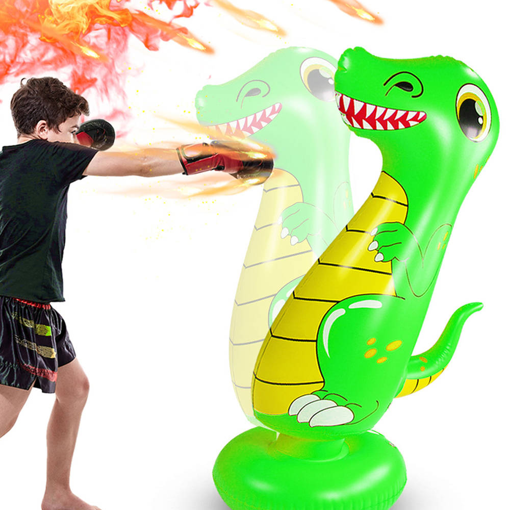 Punching Bag, Dinosaur Punching Bag, Inflatable Dinosaur Punching Bag