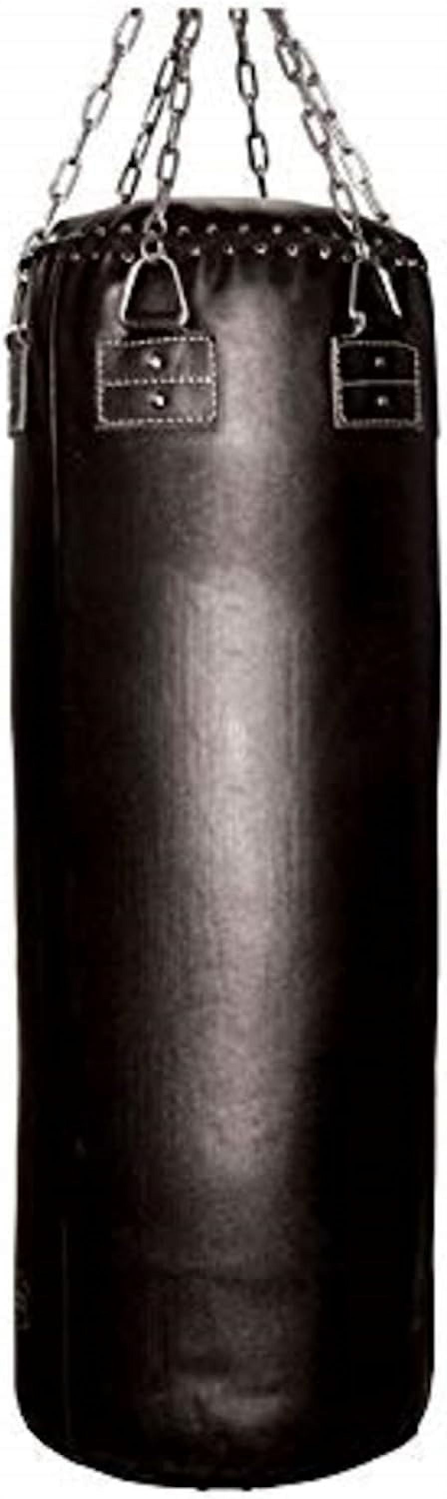 Punching Bag Kicking Muay Thai Grappling Kickboxing Cardio Training Traditional 6 feet unfilled 100lbs to 125lbs Comes with Chain NO Logo Plain Made in USA