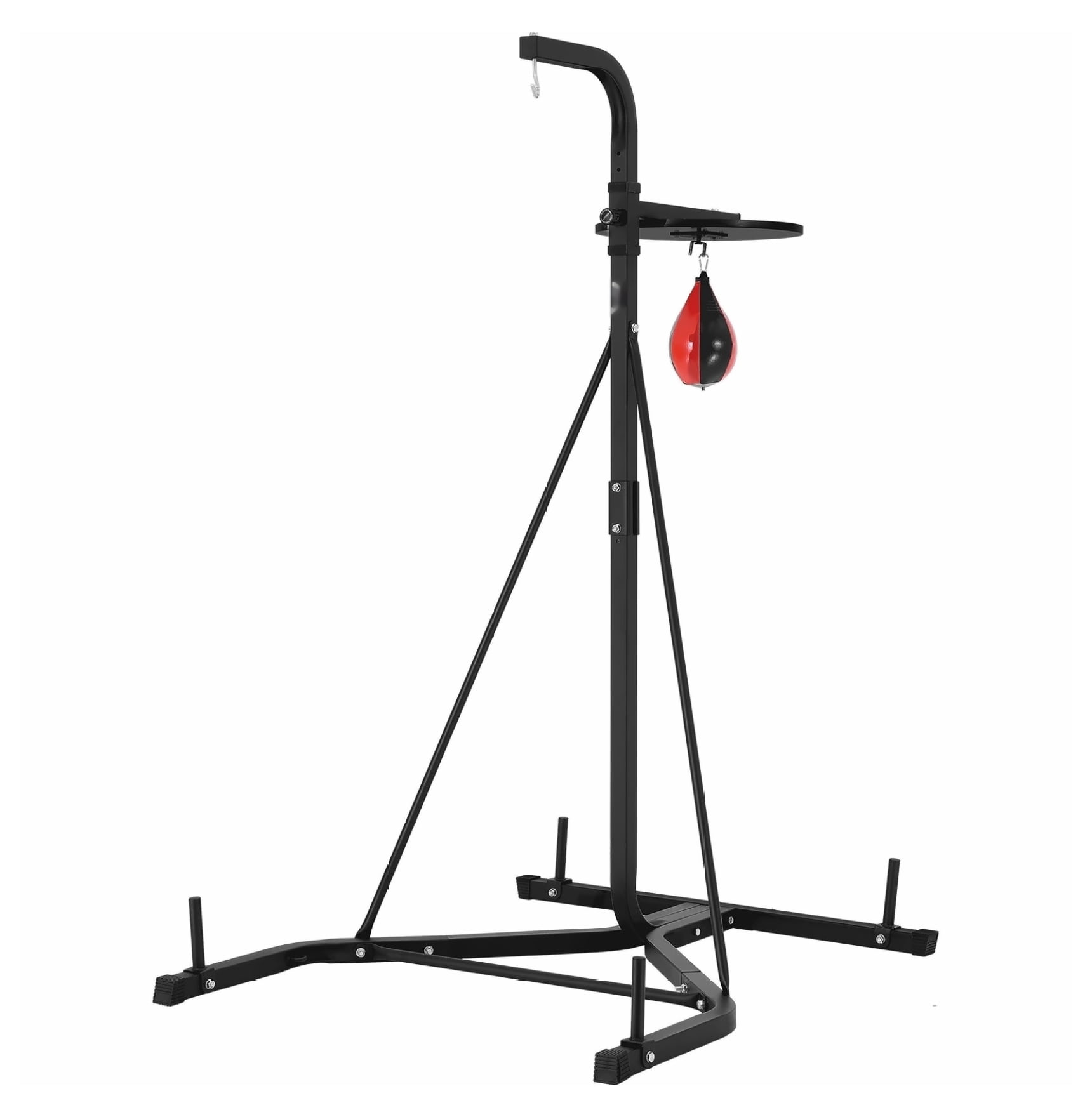 Punching Bag Stand 2 in 1 Heavy Duty Boxing Frame Fitness Steel Gym ...