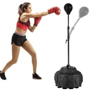 Punching Bag with Adjustable Stand - Speed Bag for Boxing, Kickboxing, and Reflex Bag Training