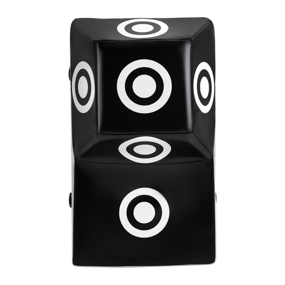 Punching Bag with Target Point, Wall Mount Height Adjustable Uppercut Heavy Boxing Bag for MMA Training Black