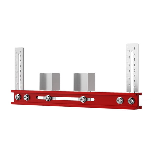 Punching Positioning Ruler for Wardrobe Boom Installation Carpentry Drilling Locator Suspension Rod Install Tool,1 x Punching Positioning Ruler for Wardrobe,Photo Color