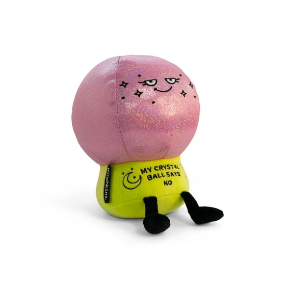 Punchkins Crystal Ball Plushie - Funny Meme, Pun White Elephant Meme,Gift