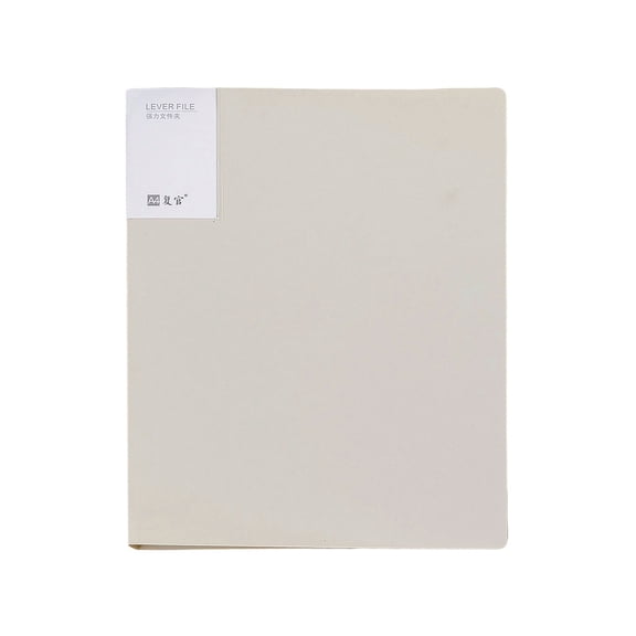 Punchless Clamp Binder, 9.3"×12.2" Ringless Binder, Double Strong Clips File Folder, Folder with Metal Clip, Letter Size Documents Organiser, Plastic File Binder, Portable Paper Organizer